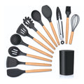 Kit de Utensílios de Silicone para Cozinha - 12 Peças