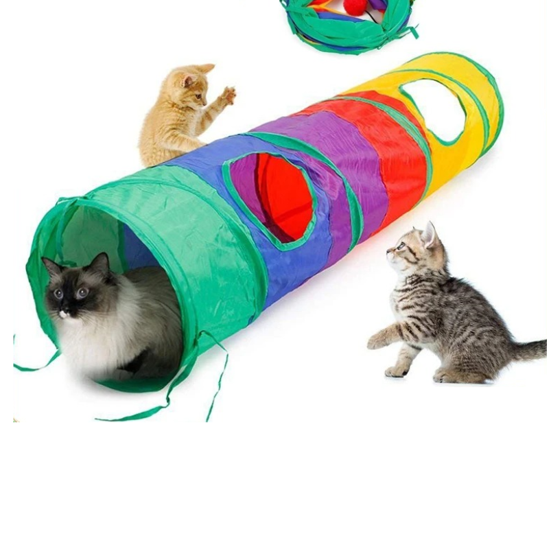 Túnel Dobráveis Para Gatos