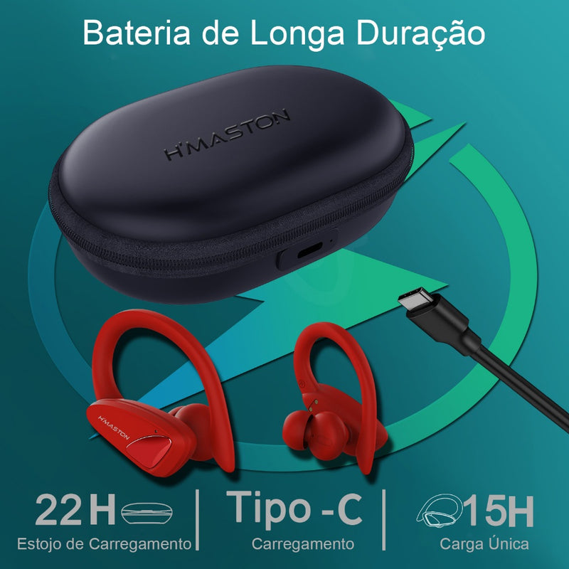 Fone de Ouvido H'maston Bluetooth Original