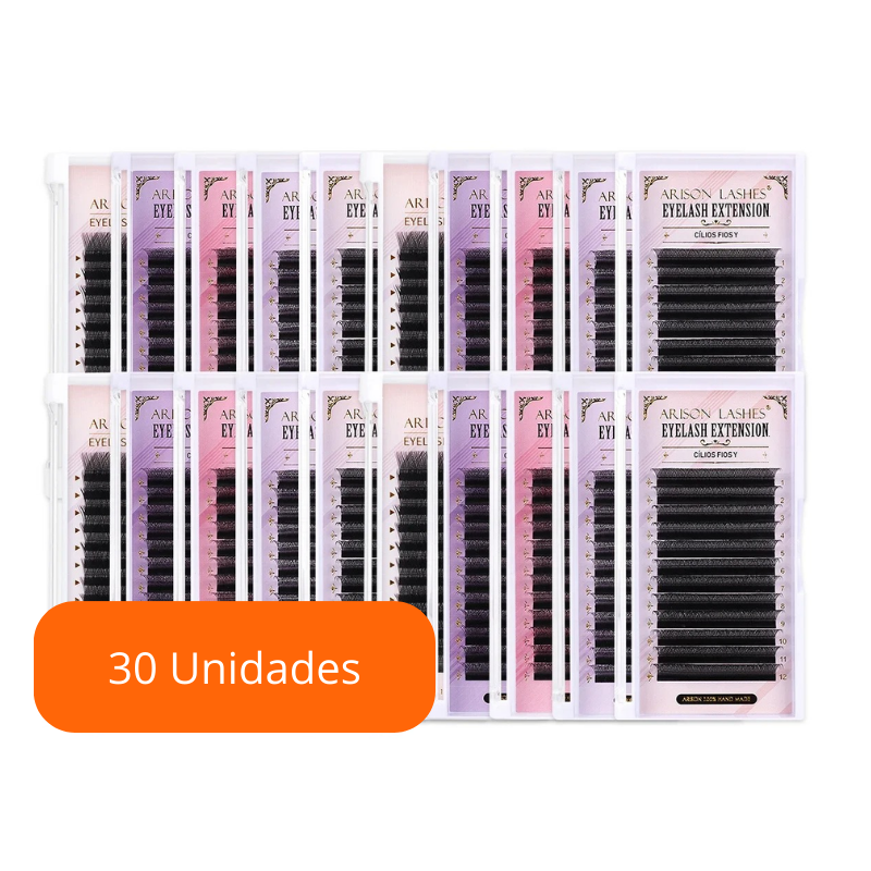 Extensão de Cílios - YY Lashes 30 unidades