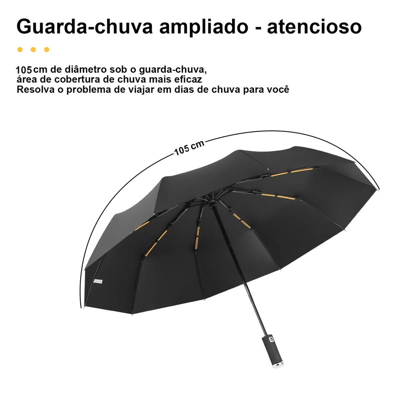 Guarda Chuva Automático com Luzes de LED