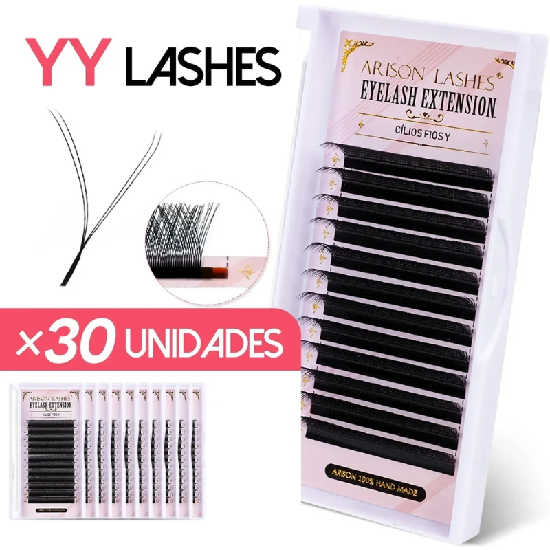 Extensão de Cílios - YY Lashes 30 unidades